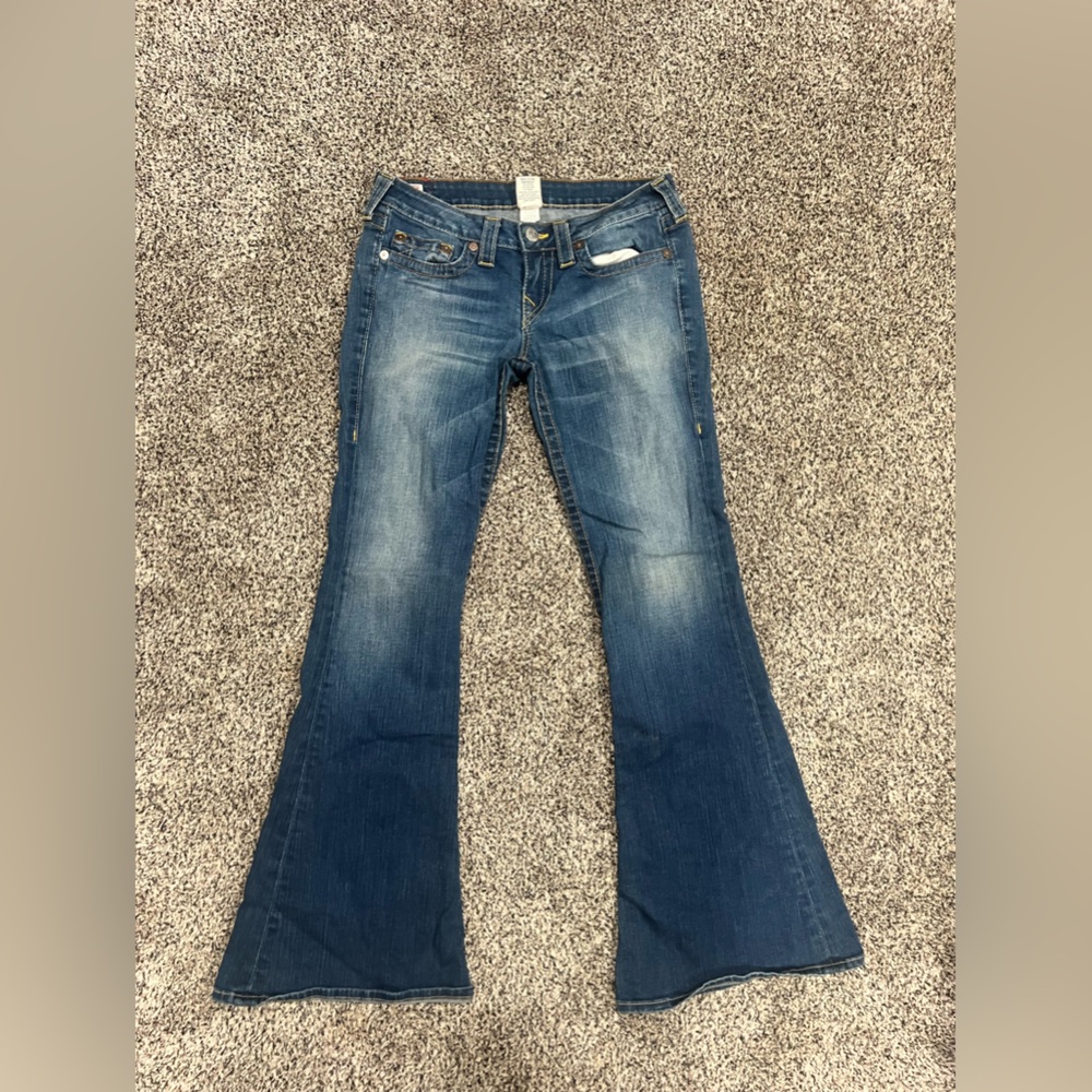 EUC True Religion Carrie Flare Jeans, size 29